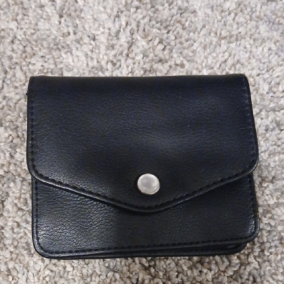 Handbags - Black Leather Wallet